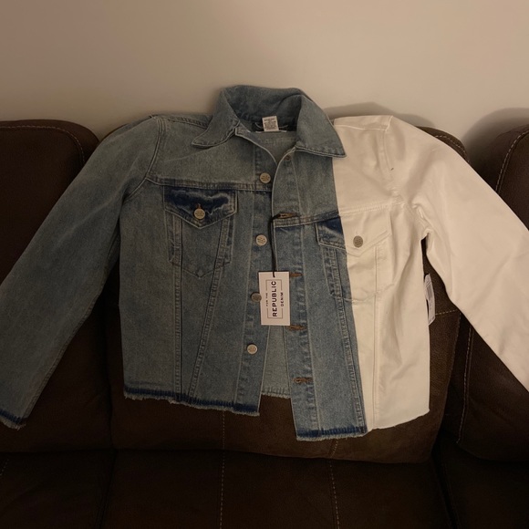 black denim jacket size 22